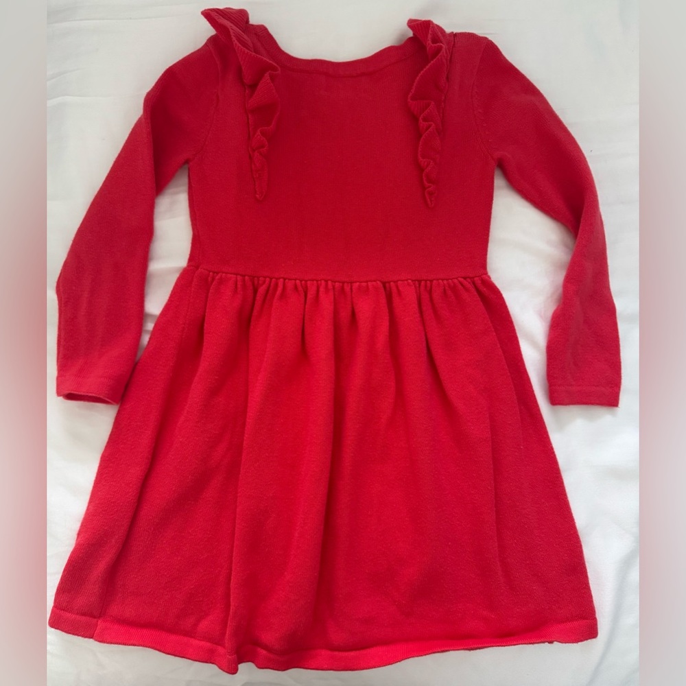 Lilly Pulitzer Red Ruffle Kids Dress - Picture 3 of 3